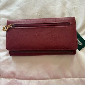 Via PiaggiWomen's Burgundy Wallet